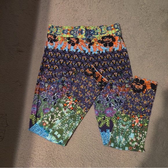 Desigual Johanna Multicolor Patterned Women's Leggings Jungle Print - Picture 2 of 9